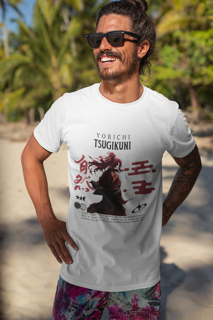 Samurai Printed Unisex Classic Crew T-Shirt