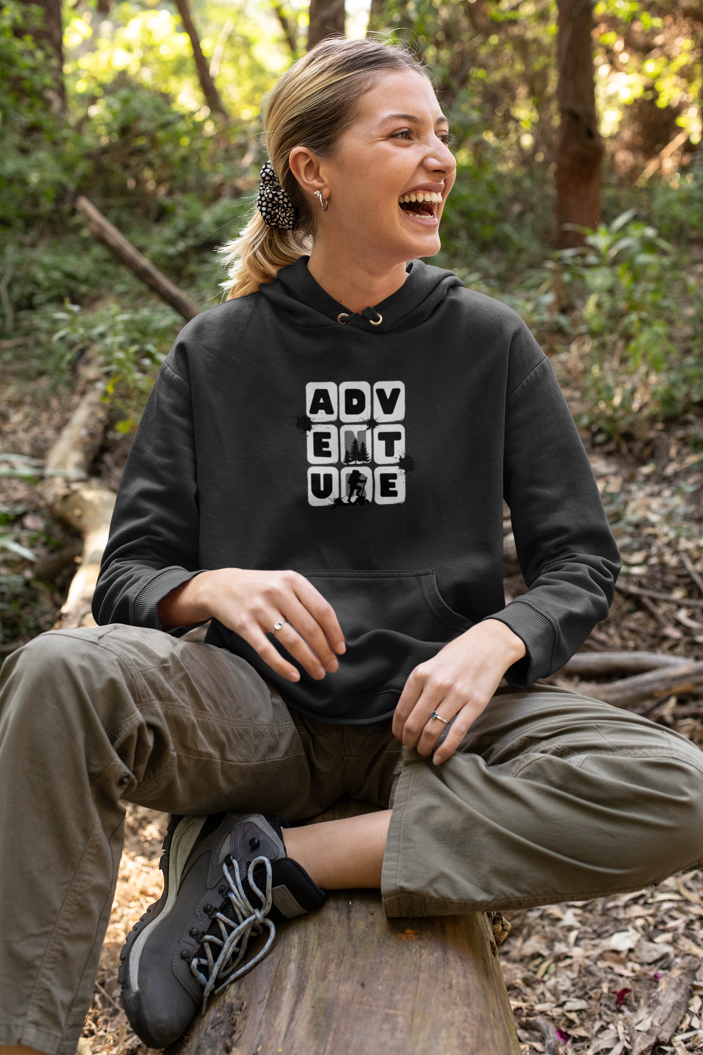 “Adventure Awaits” Unisex Heavyweight Hoodie