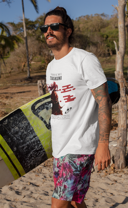 Samurai Printed Unisex Classic Crew T-Shirt